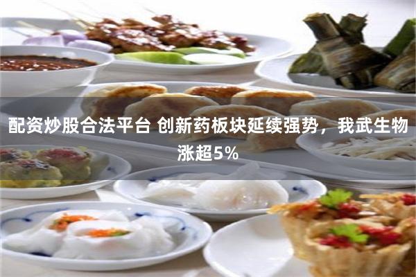 配资炒股合法平台 创新药板块延续强势，我武生物涨超5%